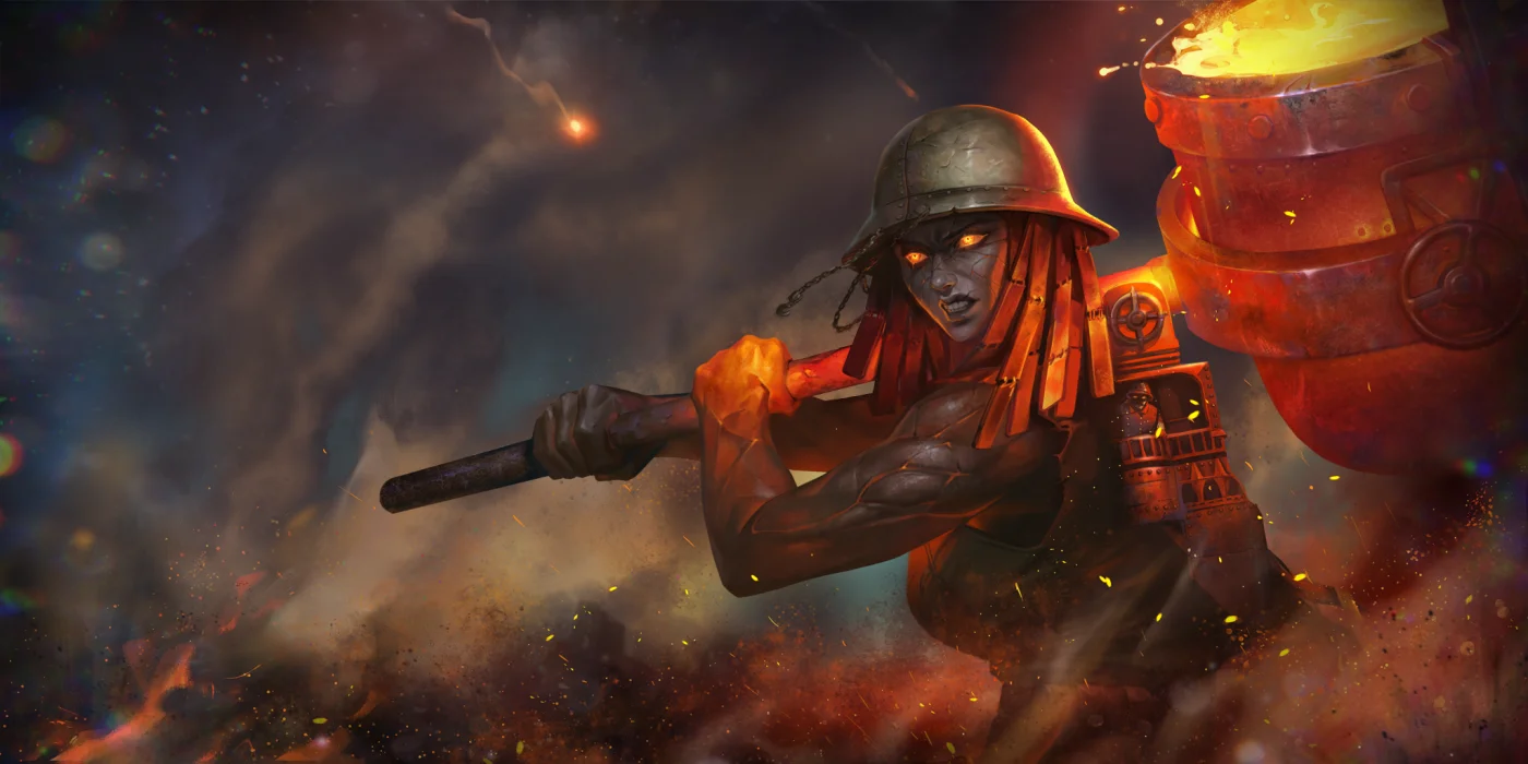 Iron Sister artwork in March of Giants