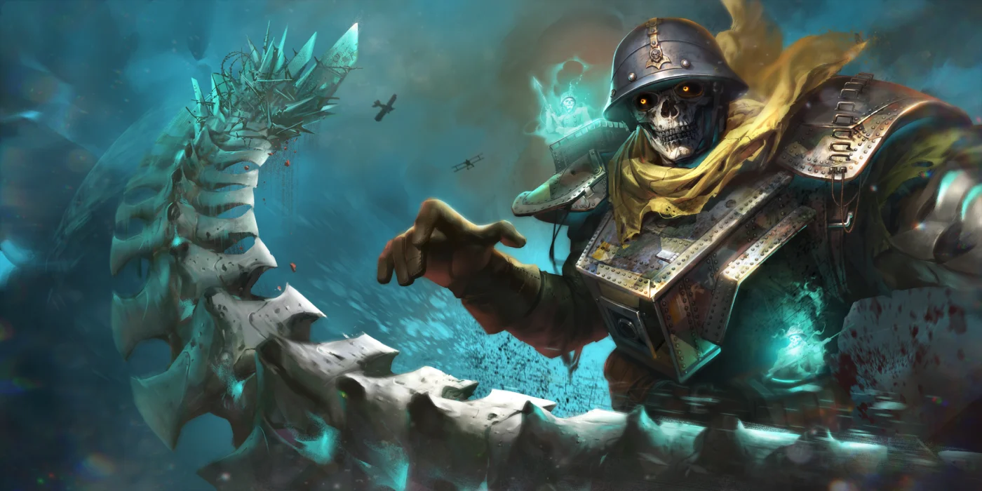 Ossuary artwork in March of Giants
